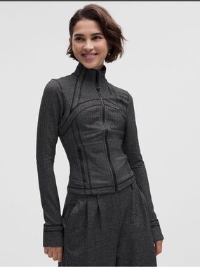 NWT lululemon athletica Define Cropped Jacket in Hereingbone
